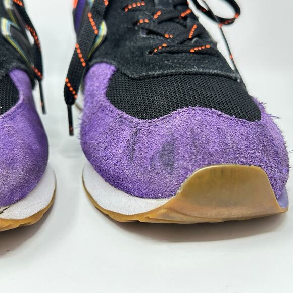 New Balance 574 Sneakers Mens 11 Purple Black Orange Suede Retro 90s ML574 PT2 main image 14